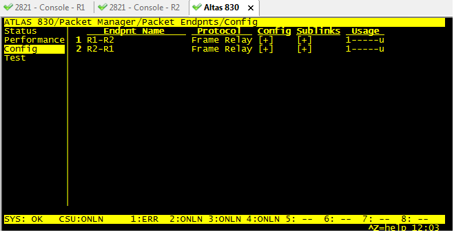 Solved: Atlas 830 As Frame Relay Switch & Cisco - ADTRAN Support Community